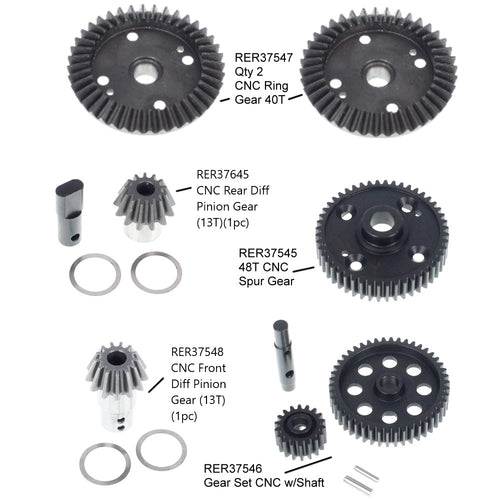 Redcat Racing Vigilante Full CNC Upgrade Gear Set