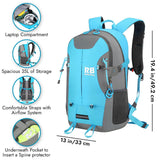 High Visibility Blue Reflective Commuter Bike Backpack |Riderbag Reflektor35, view 4