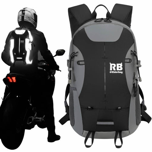 Riderbag Reflective Motorcycle Backpack