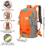 High Visibility Orange Reflective Commuter Bike Backpack |Riderbag Reflektor35, view 4