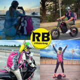 High Visibility Pink Reflective Commuter Bike Backpack |Riderbag Reflektor35, view 4
