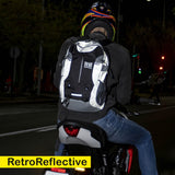 Black Reflective Commuter Bike Backpack | Riderbag Reflektor35, view 3
