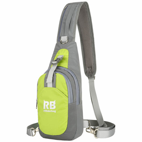 Riderbag Hi-Vis Green Sling Bag – Reflective Crossbody