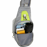 Riderbag Hi-Vis Green Sling Bag – Reflective Crossbody, view 5