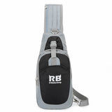 Riderbag Black Sling Bag – Reflective Crossbody, view 3
