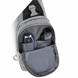 Riderbag Black Sling Bag – Reflective Crossbody, view 6