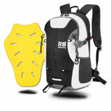 Riderbag Reflektor35 Motorcycle Backpack + CE2 Protector — Black, view 6