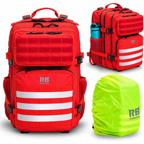 Riderbag Xtreme 45L Tactical Backpack - Red