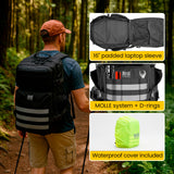 Riderbag Xtreme 45L Tactical Backpack - Black, view 5