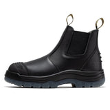 Rock Rooster Footwear ROCKROOSTER Bakken Black 6 inch Pull on Leather Work Boots AK227, view 3