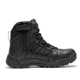 Rock Rooster Footwear Botas Pro Black Men's 6 inch Side Zipper Rubber Sole Tactical Boots BMP111BK, view 2