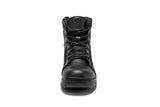 Rock Rooster Footwear Botas Pro Black Men's 6 inch Side Zipper Rubber Sole Tactical Boots BMP111BK, view 3