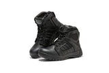 Rock Rooster Footwear Botas Pro Black Men's 6 inch Side Zipper Rubber Sole Tactical Boots BMP111BK, view 5