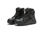 Rock Rooster Footwear Botas Pro Black Men's 6 inch Side Zipper Rubber Sole Tactical Boots BMP111BK, view 6