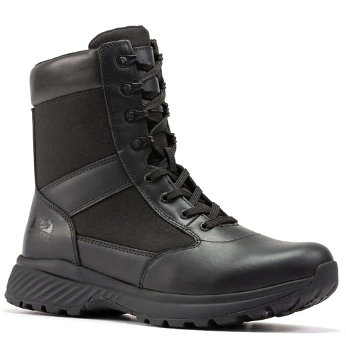 Rock Rooster Footwear Botas Pro Black Men's 8 inch Side Zipper Military Tactical Boots BP703