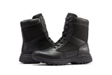 Rock Rooster Footwear Botas Pro Black Men's 8 inch Side Zipper Military Tactical Boots BP703, view 5