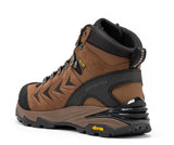 Rock Rooster Footwear Botas Pro Brown 6 Inch Waterproof Hiking Boots with VIBRAM® Traction Lug Outsole BP22121, view 2