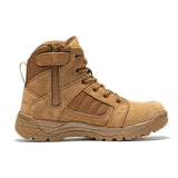 Rock Rooster Footwear Botas Pro Coyote Men's 6 inch Side Zipper Rubber Sole Tactical Boots BMP111CT, view 2