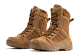 Rock Rooster Footwear Botas Pro Coyote Men's 8 inch Side Zipper Rubber Sole Tactical Boots BMP110CT, view 5