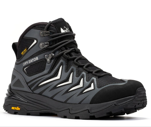 Rock Rooster Footwear Botas Pro Metallic 6 Inch Waterproof Hiking Boots with VIBRAM® Traction Lug Outsole BP22110