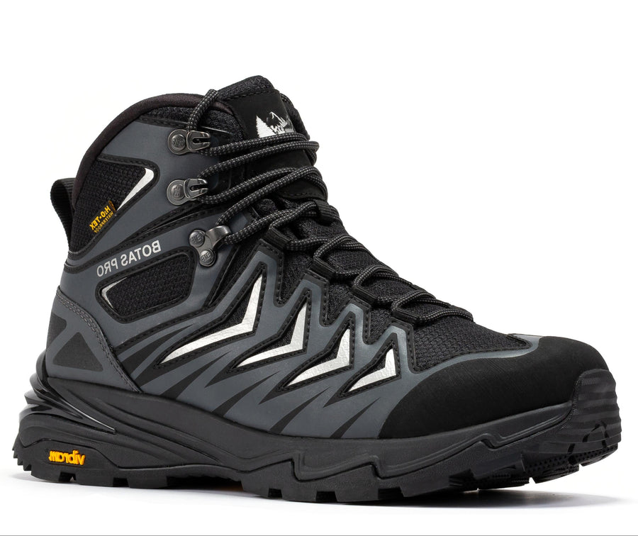 Rock Rooster Footwear Botas Pro Metallic 6 Inch Waterproof Hiking Boots with VIBRAM® Traction Lug Outsole BP22110