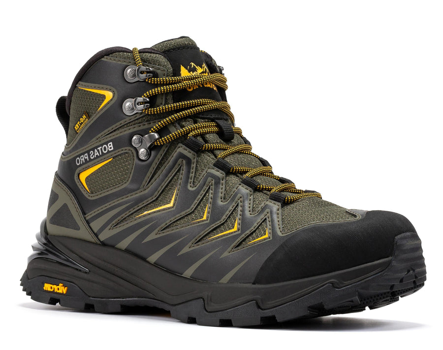Rock Rooster Footwear Botas Pro Metallic Green 6 Inch Waterproof Hiking Boots with VIBRAM® Traction Lug Outsole BP22111