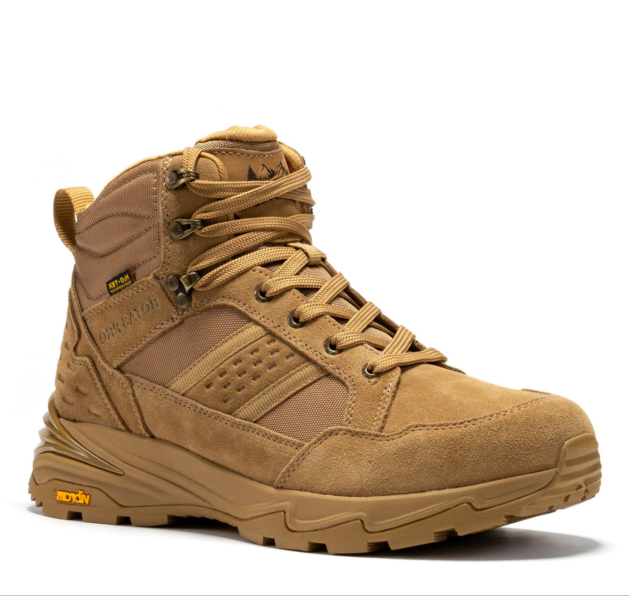 Rock Rooster Footwear Botas Pro Sand 6 Inch Waterproof Tactical Boots with VIBRAM® Traction Lug Outsole BP22610