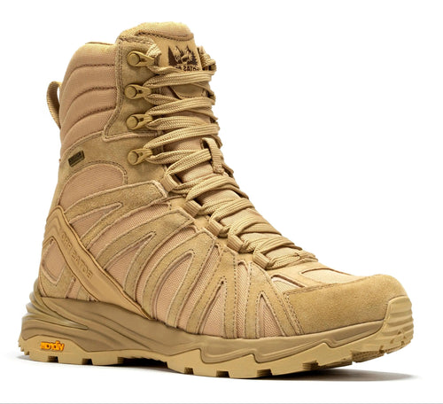 Rock Rooster Footwear Botas Pro Sand 8 Inch Waterproof Tactical Boots with VIBRAM® Traction Lug Outsole BP22820