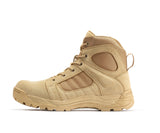 Rock Rooster Footwear Botas Pro Sand Men's 6 inch Side Zipper Rubber Sole Tactical Boots BMP110, view 3