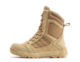 Rock Rooster Footwear Botas Pro Sand Men's 8 inch Side Zipper Rubber Sole Tactical Boots BMP110SD, view 3