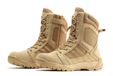 Rock Rooster Footwear Botas Pro Sand Men's 8 inch Side Zipper Rubber Sole Tactical Boots BMP110SD, view 6