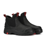 Rock Rooster Footwear ROCKROOSTER Bakken 6 inch Steel Toe Black Leather Waterproof Work Boots AK323, view 6