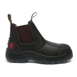 Rock Rooster Footwear ROCKROOSTER Bakken Dark Brown 6 inch Pull on Leather Work Boots AK229, view 3