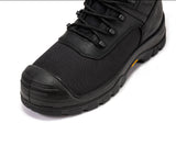 Rock Rooster Footwear ROCKROOSTER Beaufort Men's Black 8 inch Waterproof Composite Toe Work Boots VAK830, view 4