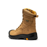 Rock Rooster Footwear rockrooster Beaufort Men's Brown 8 inch Waterproof Composite Toe Work Boots AK831, view 2