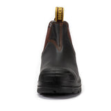 Rock Rooster Footwear ROCKROOSTER Beaufort Men's Dark Brown 6 inch Composite Toe Pull-on Leather Work Boots VAK631, view 5