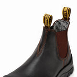 Rock Rooster Footwear ROCKROOSTER Beaufort Men's Dark Brown 6 inch Composite Toe Pull-on Leather Work Boots VAK631, view 6