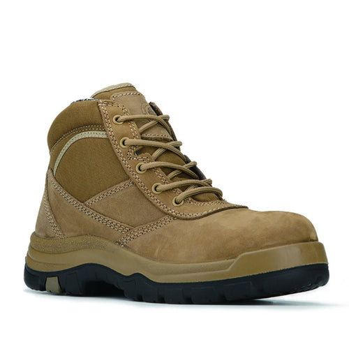 Rock Rooster Footwear ROCKROOSTER Cortez Brown 6 Inch Steel Toe Leather Work Boots AK250