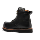Rock Rooster Footwear ROCKROOSTER Edgewood Men's 6 Inch Black Steel Toe Wedge Work Boots SAP610BK, view 2