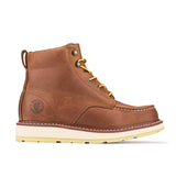 Rock Rooster Footwear ROCKROOSTER Edgewood Men's 6 inch Brown soft toe wedge work boots AP838, view 3