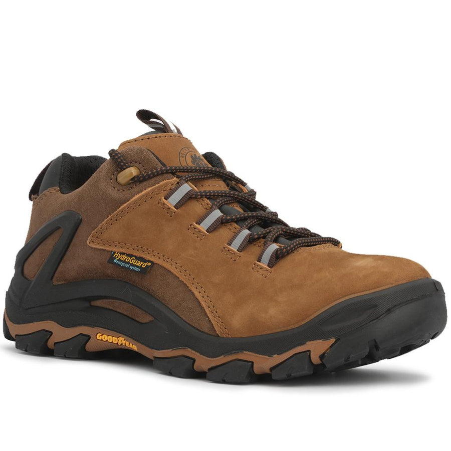 Rock Rooster Footwear ROCKROOSTER Farland Brown 4 Inch Waterproof hiking shoes KS252
