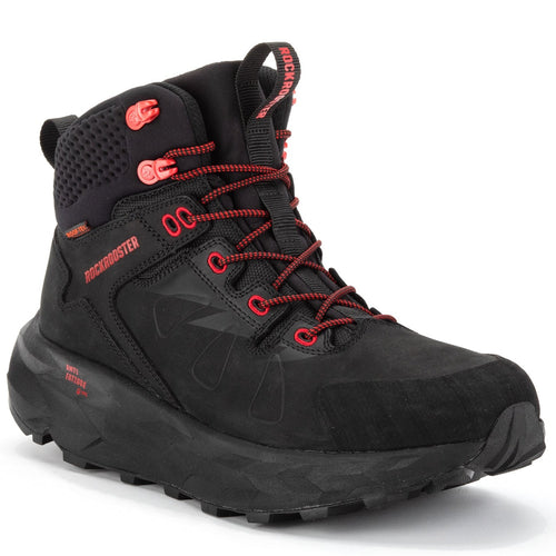Rock Rooster Footwear ROCKROOSTER Farmington Black 6 Inch Waterproof Hiking Boots with VIBRAM® Outsole  OC21034