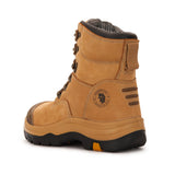 Rock Rooster Footwear ROCKROOSTER Fort Tan 7 Inch Steel Toe Leather Asphalt Work Boots AK232, view 3