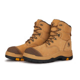 Rock Rooster Footwear ROCKROOSTER Fort Tan 7 Inch Steel Toe Leather Asphalt Work Boots AK232, view 5