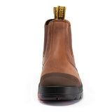 Rock Rooster Footwear ROCKROOSTER Gammon Brown 6 inch Pull-on Steel Toe Leather Work Boots AK224ST, view 5