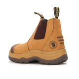 Rock Rooster Footwear ROCKROOSTER Gammon Tan 6 inch Slip On Leather Work Boots AK222, view 2