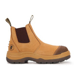 Rock Rooster Footwear ROCKROOSTER Gammon Tan 6 inch Slip On Leather Work Boots AK222, view 3