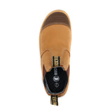 Rock Rooster Footwear ROCKROOSTER Gammon Tan 6 inch Slip On Leather Work Boots AK222, view 4