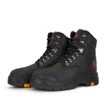 Rock Rooster Footwear ROCKROOSTER Knox Black 7 Inch Steel Toe Leather Asphalt Work Boots AK245, view 6