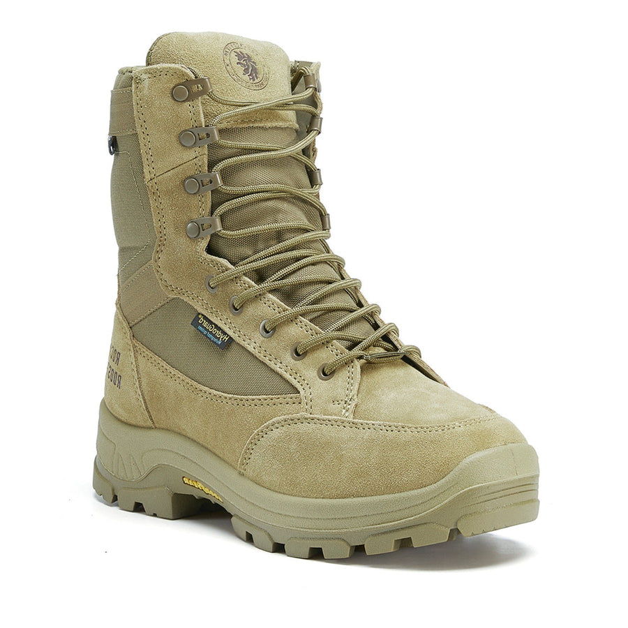 Rock Rooster Footwear ROCKROOSTER M.G.D.B. 8 inch Coyote Soft Toe Waterproof Tactical and Law Enforcement Boots AB7010